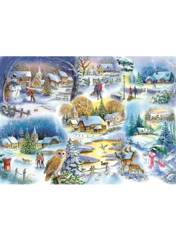 House Of Puzzles 1000 Piece Jigsaw Puzzle - Let It Snow