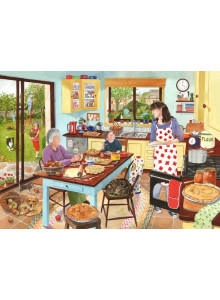 The House Of Puzzles - 1000 Piece Jigsaw Puzzle - Baking Apple Pies