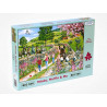 The House Of Puzzles - Big 500 Piece Jigsaw Puzzle - Mindy, Muffin & Mo