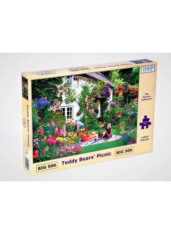The House Of Puzzles - Big 500 Piece Jigsaw Puzzle - Teddy Bears' Picnic