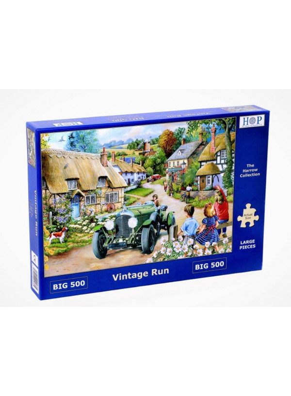 The House Of Puzzles - Big 500 Piece Jigsaw Puzzle - Vintage Run