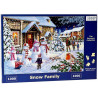 The House Of Puzzles - 1000 Piece Jigsaw Puzzle - Snow Family