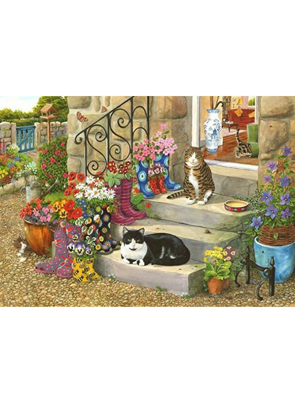 The House Of Puzzles - Big 500 Piece Jigsaw Puzzle - Puss In Boots