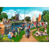The House Of Puzzles - Big 500 Piece Jigsaw Puzzle - Happy Days