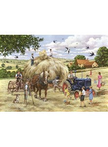 The House Of Puzzles - Big 500 Piece Jigsaw Puzzle - Making Hay