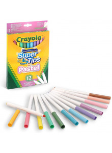 Crayola 12 Pastel  Supertips