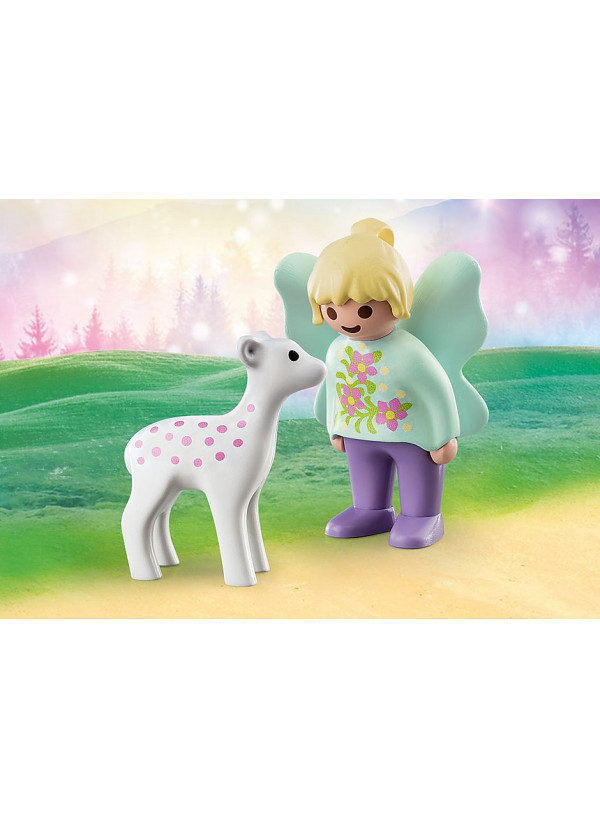 Playmobil 123 Fairy Friend With Fawn 70402