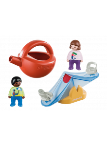 Playmobil 1.2.3 Aqua Water Seesaw With Watering Can 70269