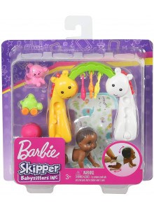 Barbie Skipper Babysitters Inc Doll And Playgym Accessories Ghv85