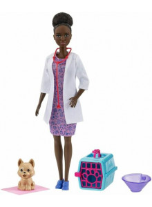 Barbie Careers Pet Vet Doll And Playset Gtn84