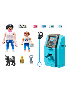 Playmobil Tourists With Atm 70439