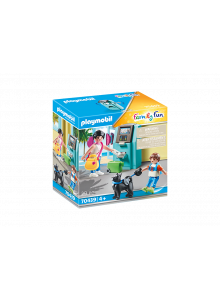 Playmobil Tourists With Atm 70439