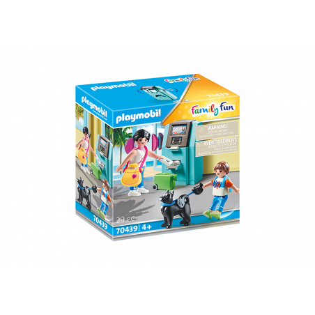 Playmobil Tourists With Atm 70439