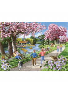 House Of Puzzles Apple Blossom Time Big 500 Piece Jigsaw