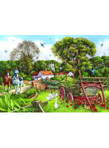 The House Of Puzzles Big 500 Piece Jigsaw Puzzle - Strolling Along