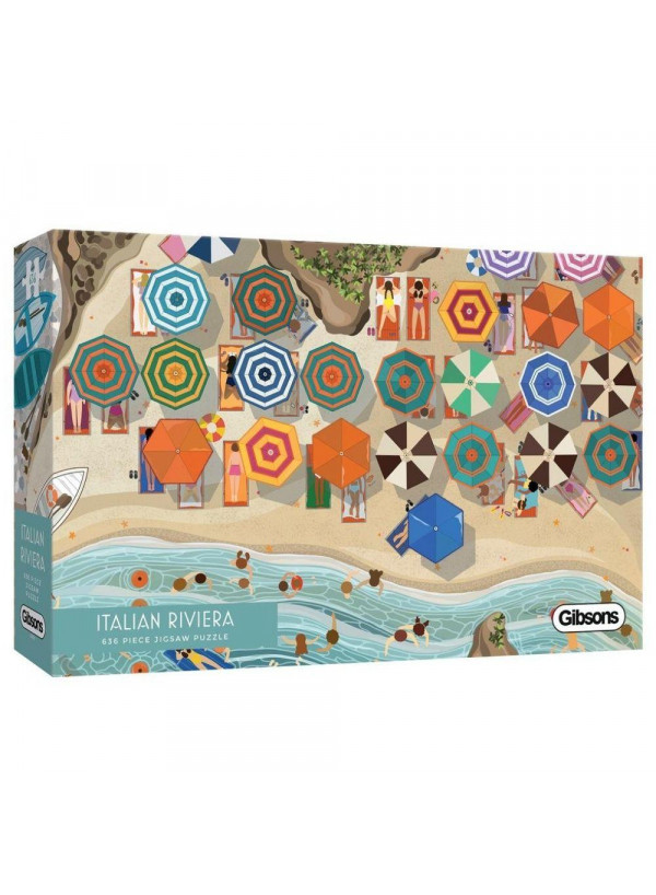 Gibsons Italian Riveria 636 Piece Jigsaw Puzzle Gibsons Italian Riveria 636 Piece Jigsaw Puzzle