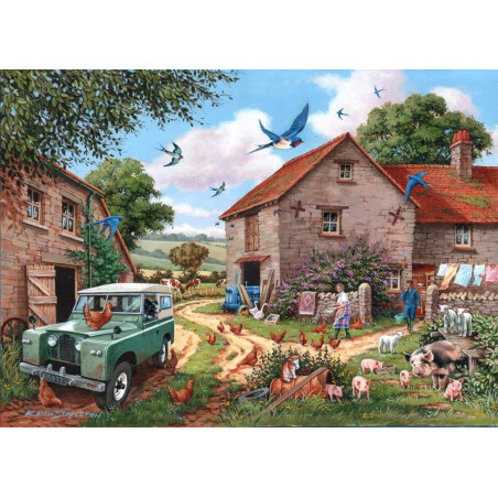 House Of Puzzles Big 500 Piece Jigsaw Puzzle - Coach Trip