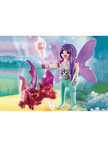 Playmobil Specials Plus Fairy With Baby Dragon 70299