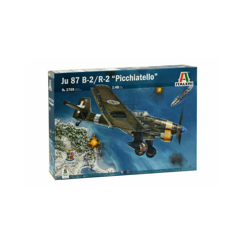 Italeri 1/48 Stuka Ju 87 B2/R2 Picchia Plastic Model Kit 2769