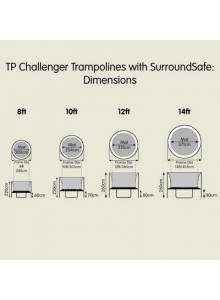 Tp Challenger® Trampoline 12ft