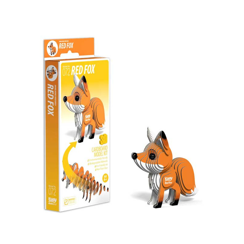 Eugy Build Your Own 3d Models Red Fox