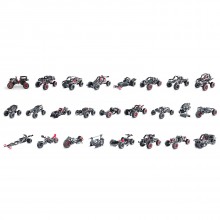 Meccano 25-In-1 Motorized Supercar (Red)