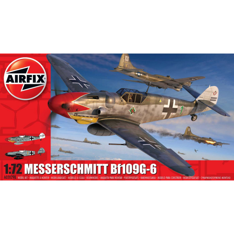 Airfix Messerschmitt Bf109g-6 1:72 A2029b