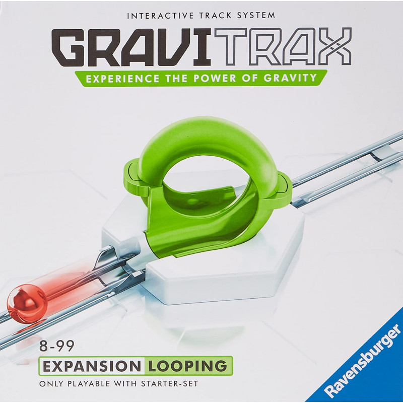 Add even more fun to your GraviTrax layouts with the Loop Expansion. Add even more fun to your GraviTrax layouts with the Loop Expansion.