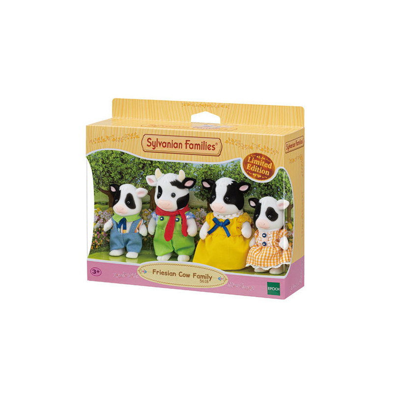 Sylvanian Families Limited Edition Friesian Cow Family