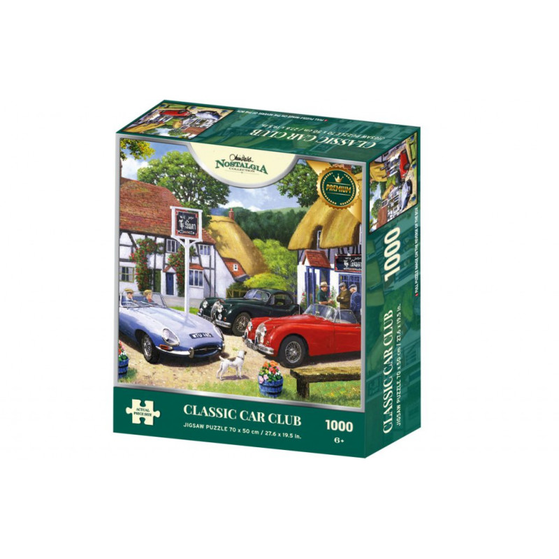 Classic Car Club 1000 Pcs Jigsaw Puzzle