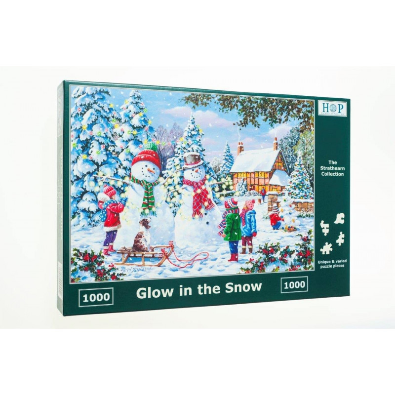 The House Of Puzzles - 1000 Piece Jigsaw Puzzle – Glow In The Snow