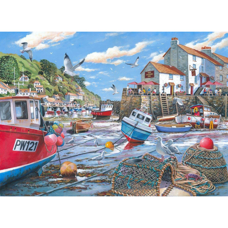 The House Of Puzzles - 1000 Piece Jigsaw Puzzle – Low Tide The House Of Puzzles - 1000 Piece Jigsaw Puzzle – Low Tide