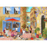 The House Of Puzzles - Big 500 Piece Jigsaw Puzzle – Coffee & Croissants