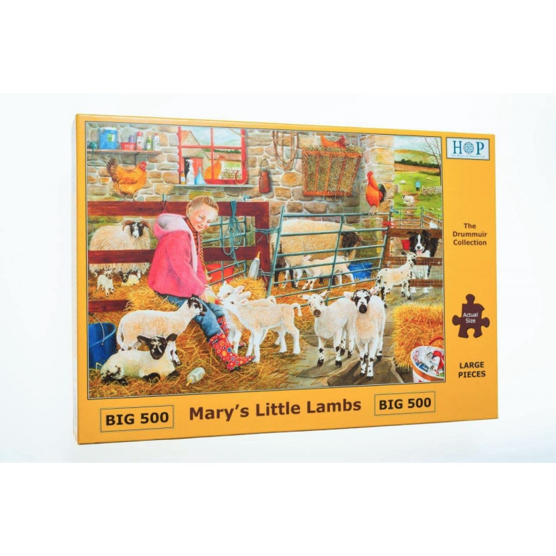 The House Of Puzzles - Big 500 Piece Jigsaw Puzzle – Mary's Little Lambs