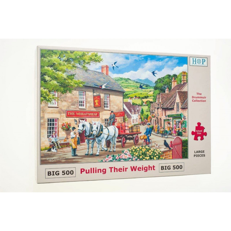 The House Of Puzzles - Big 500 Piece Jigsaw Puzzle – Pulling Their Weight The House Of Puzzles - Big 500 Piece Jigsaw Puzzle – Pulling Their Weight