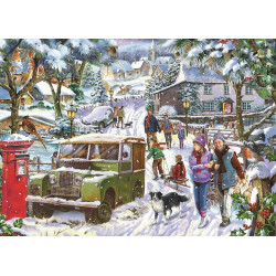 The House Of Puzzles - Big 500 Piece Jigsaw Puzzle – Snow On Snow