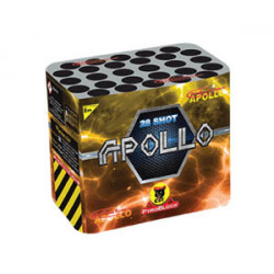 Black Cat Fireworks Apollo Roman Candle Cake (28 Shot)