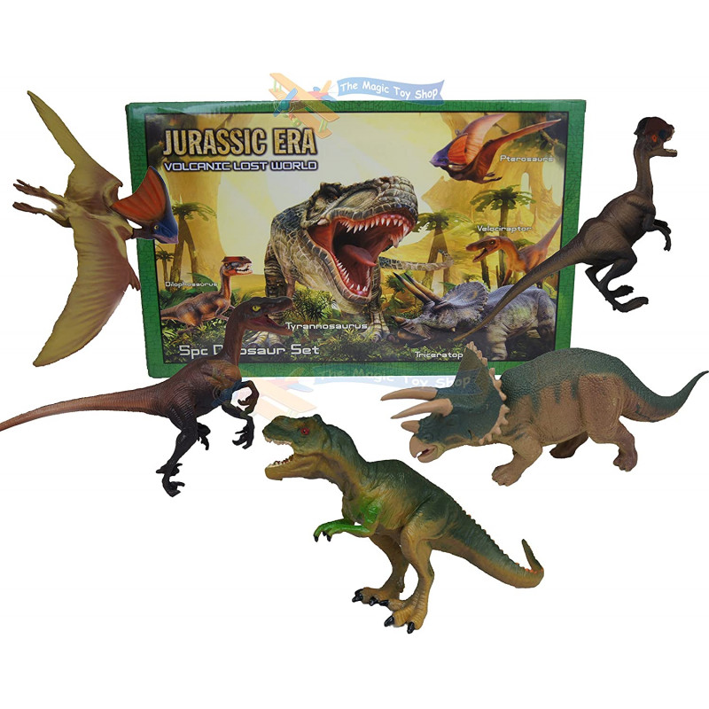 Kandy Toys 5 Piece Dinosaur Playset