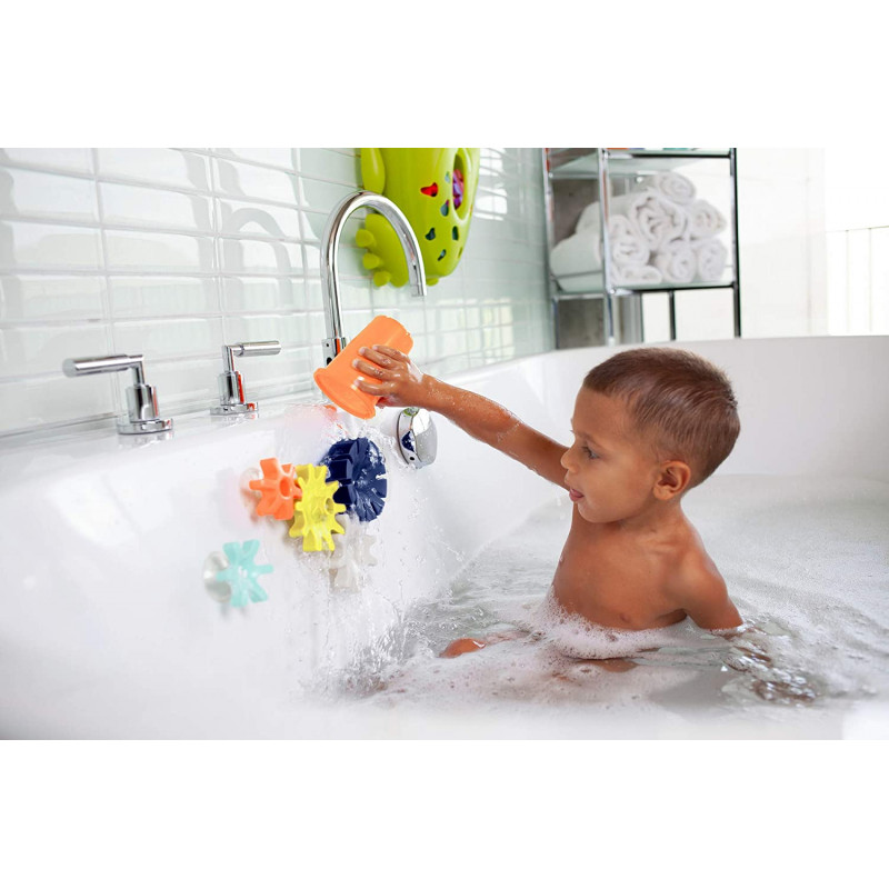 Boon B11375 Cogs Building Set (5pcs), Baby Bath