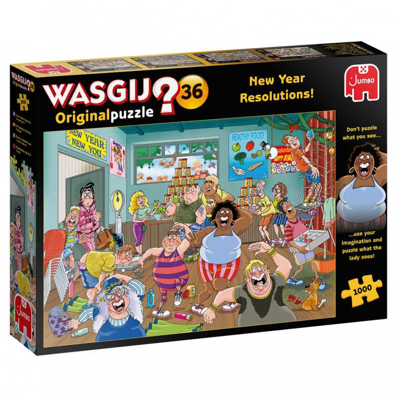 Jumbo Wasgij 36 New Years Resolutions 1000 Piece Jigsaw Puzzle Jumbo Wasgij 36 New Years Resolutions 1000 Piece Jigsaw Puzzle