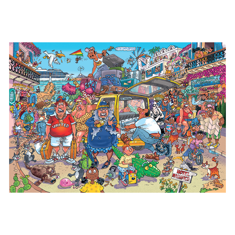 Jumbo Wasgij 37 Holiday Fiasco 1000 Piece Jigsaw Puzzle