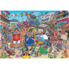 Jumbo Wasgij 37 Holiday Fiasco 1000 Piece Jigsaw Puzzle