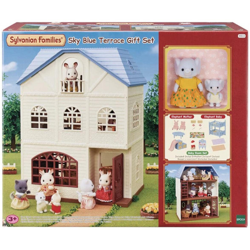 Sylvanian Families Sky Blue Terrace Gift Set 5513