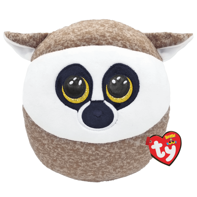 Squish A Boo 10 Inch Linus Brown And White Lemur Squish A Boo 10 Inch Linus Brown And White Lemur