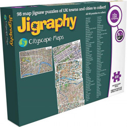 Jigraphy Cityscapes Norwich Map 400 Pcs Jigsaw