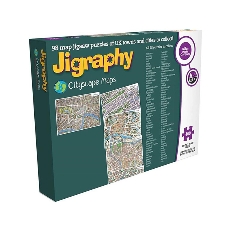 Jigraphy Cityscapes Norwich Map 400 Pcs Jigsaw