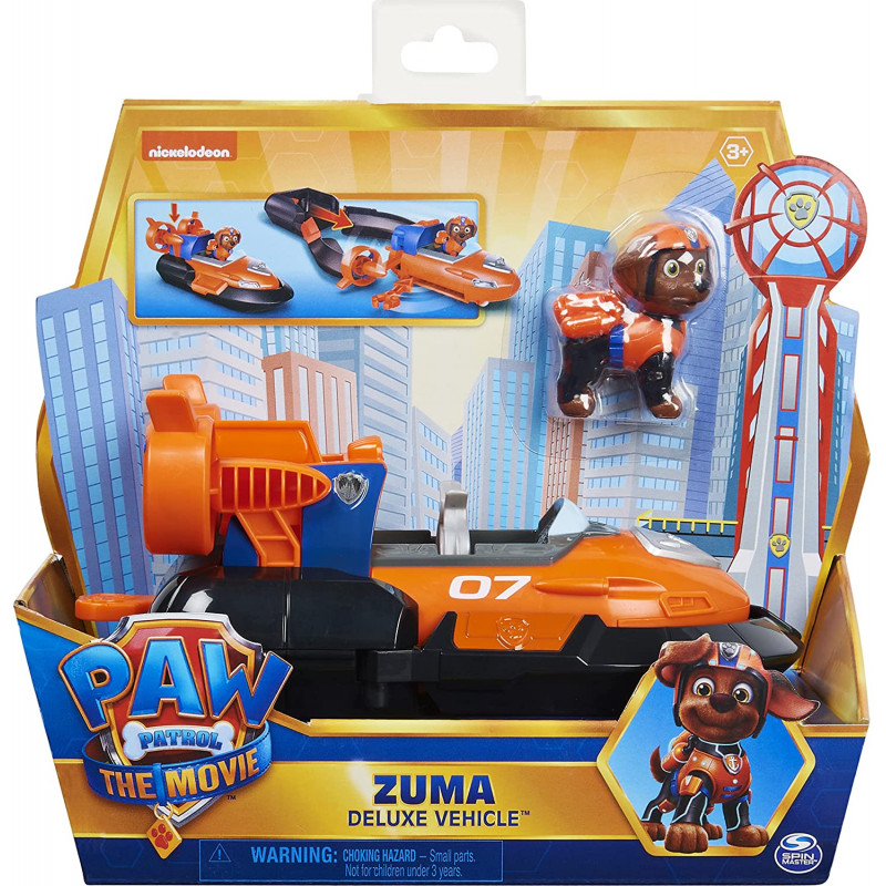 Paw Patrol Zuma’s Deluxe Movie Transforming Car With Action Figure