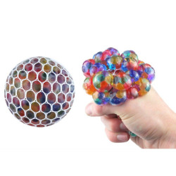 Colour Squishy Mesh Ball In Net