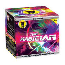 Black Cat Fireworks The Magician – 36 Shot Roman Candle Cake