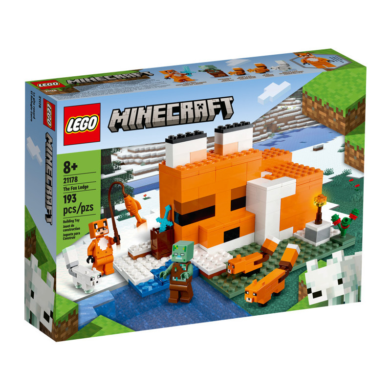 Lego Minecraft The Fox Lodge 21178